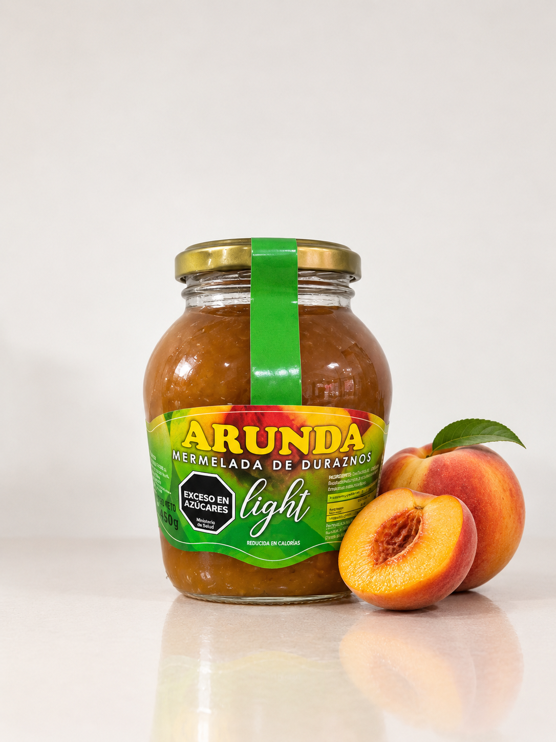 Mermelada de duraznos light
