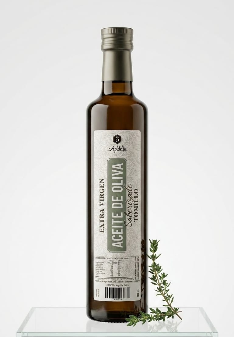 Aceite de oliva con tomillo 1/2 L