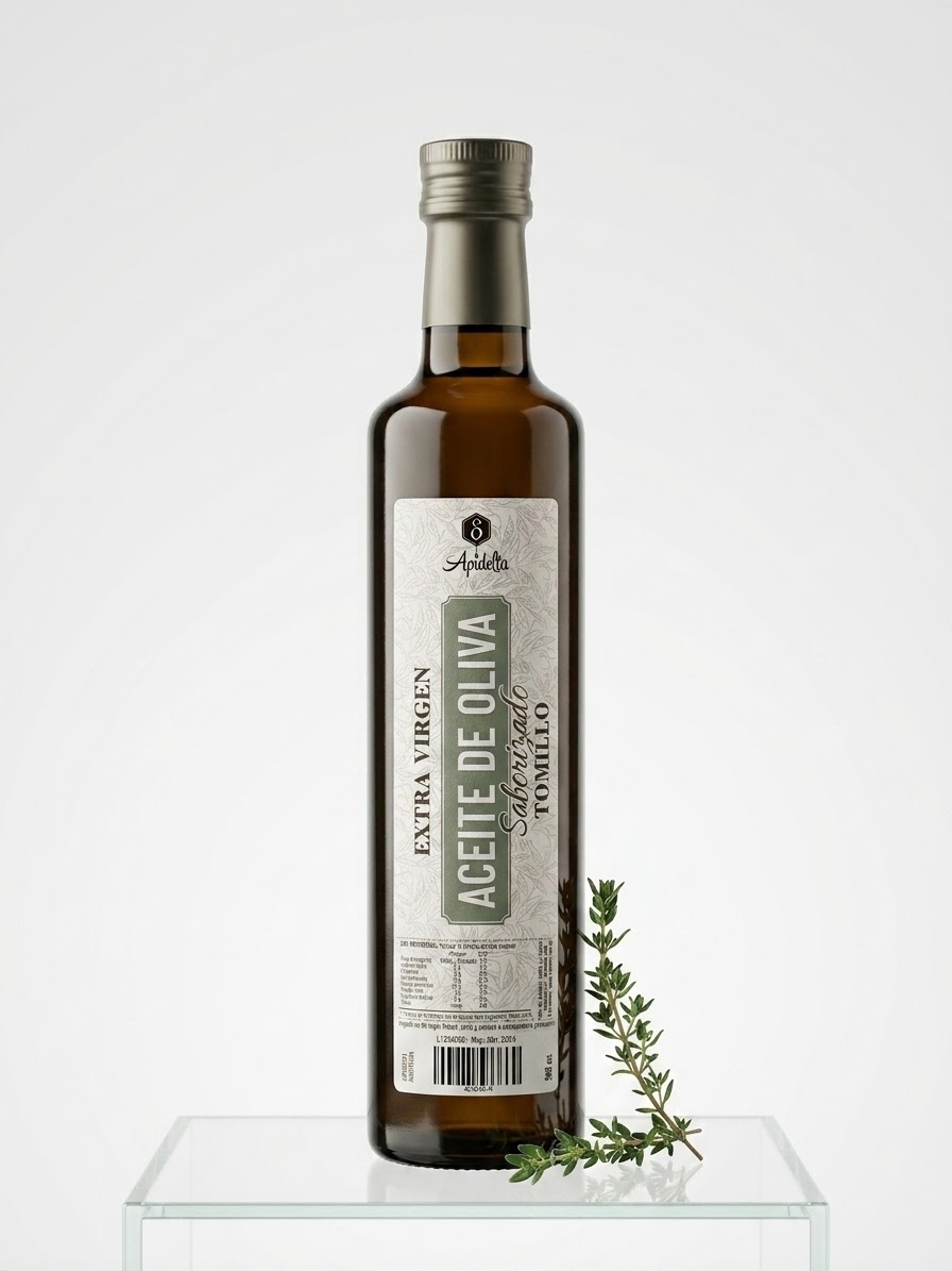 Aceite de oliva con tomillo 1/2 L
